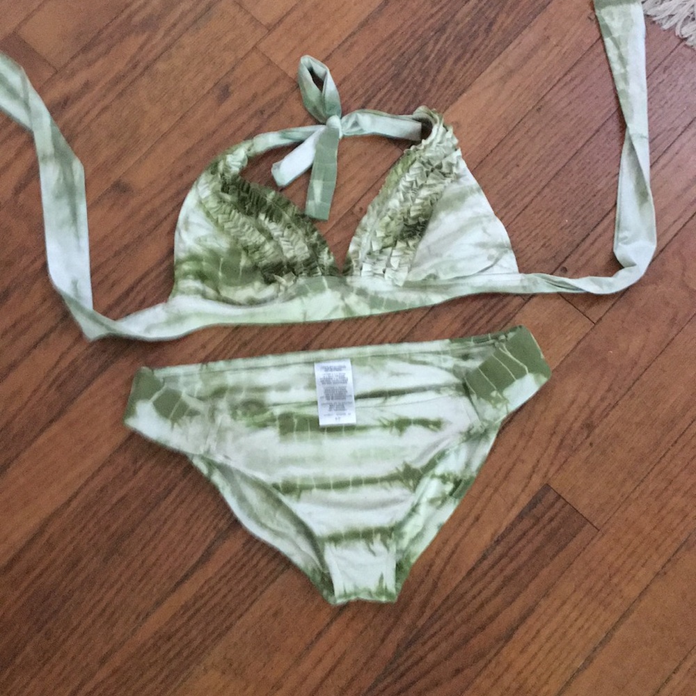 Lucky Brand Green tie dyed